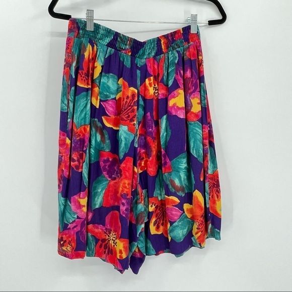 Vintage Floral Skort sz 12T {ZZ} - Picture 3 of 4